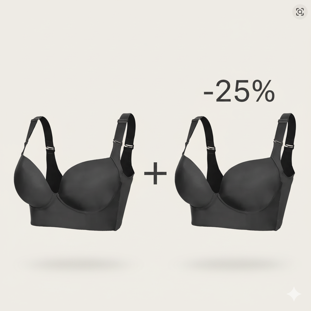 Elovia™ Push-up z gładkimi plecami